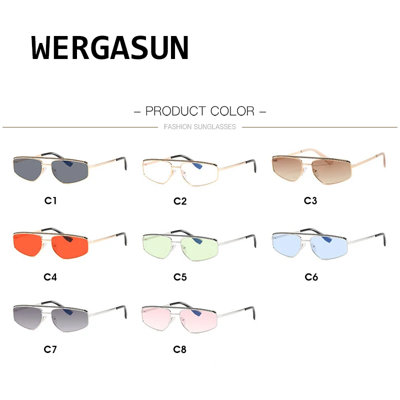 WERGASUN 2020 Retro Metal Women Sunglasses Vintage Brand Design Gradient Men Sun Glasses UV400 Oculos
WERGASUN 2020 Retro Metal Women Sunglasses Vintage Brand Design Gradient Men Sun Glasses UV400 Oculos