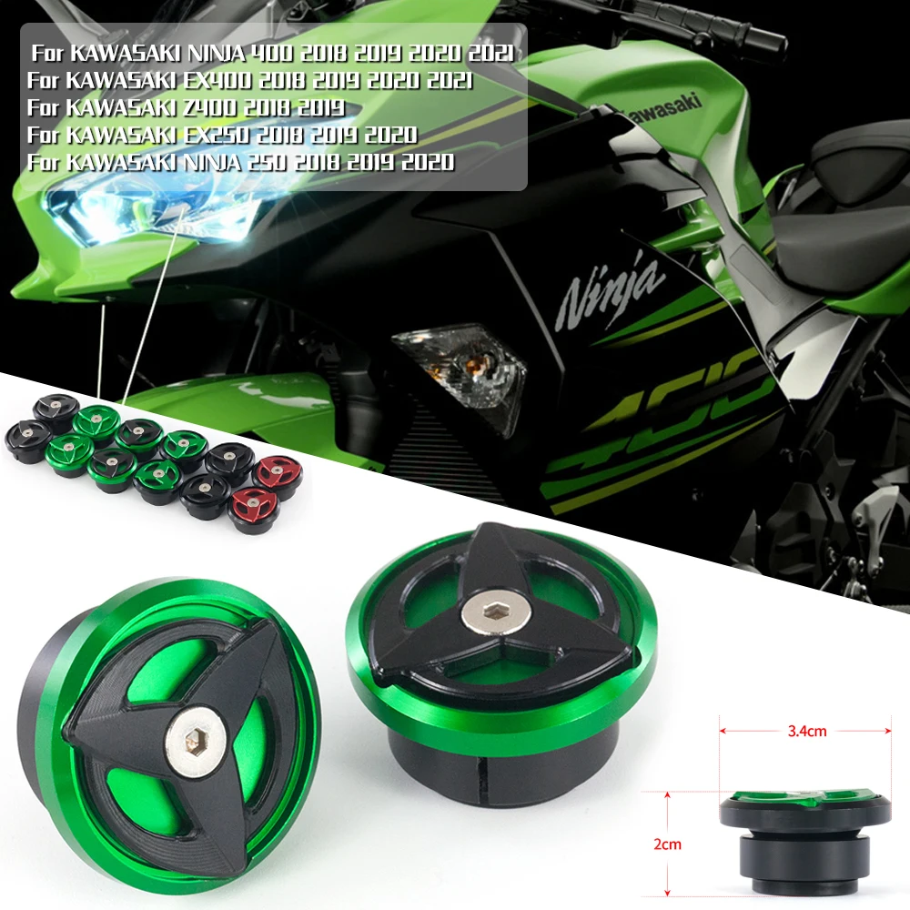 2PC Frame Hole Cover Caps Plug Decorative Frame Cap Set For kawasaki NINJA 400/250 EX 250 400 EX400 EX250 Z400 NINJA250 NINJA400
2PC Frame Hole Cover Caps Plug Decorative Frame Cap Set For kawasaki NINJA 400/250 EX 250 400 EX400 EX250 Z400 NINJA250 NINJA400