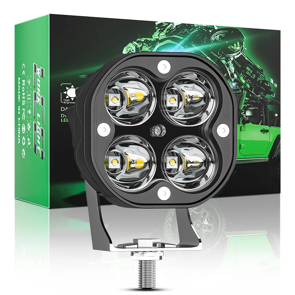 Прожектор Автомобильный светодиодный рабочий светильник CREE 4LED 40 Вт, модифицированный вспомогательный фонарь для внедорожников
Прожектор Автомобильный светодиодный рабочий светильник CREE 4LED 40 Вт, модифицированный вспомогательный фонарь для внедорожников