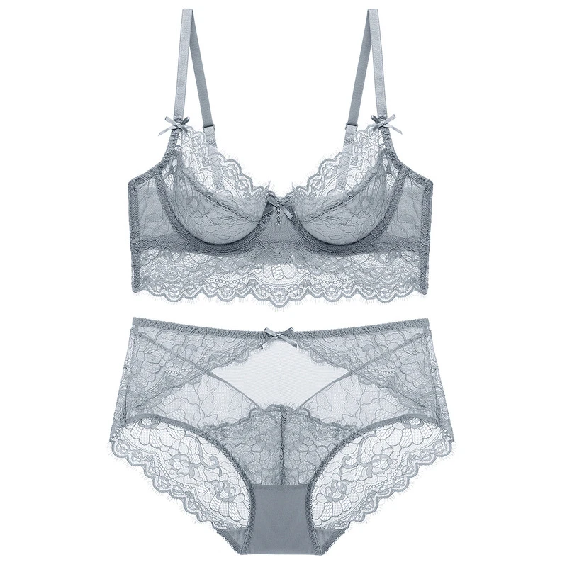 Feminine ultra-thin transparent sexy lace underwear comfortable gathering high comfort and breathable underwear female suitWT010
Feminine ultra-thin transparent sexy lace underwear comfortable gathering high comfort and breathable underwear female suitWT010