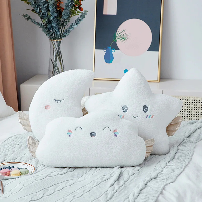 Lovely Angel Cloud Moon Star Pillow Plush Toy Cushion Ins Style Children Baby Photography Props Children Room Decoration
Lovely Angel Cloud Moon Star Pillow Plush Toy Cushion Ins Style Children Baby Photography Props Children Room Decoration
