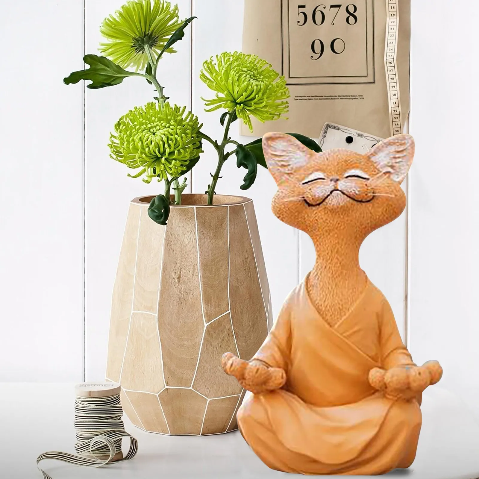 Whimsical Black Buddha Cat Figurine Meditation Yoga Collectible Happy Cat Decor Desktop Garden Ornaments Jardinage Miniatures
Whimsical Black Buddha Cat Figurine Meditation Yoga Collectible Happy Cat Decor Desktop Garden Ornaments Jardinage Miniatures
