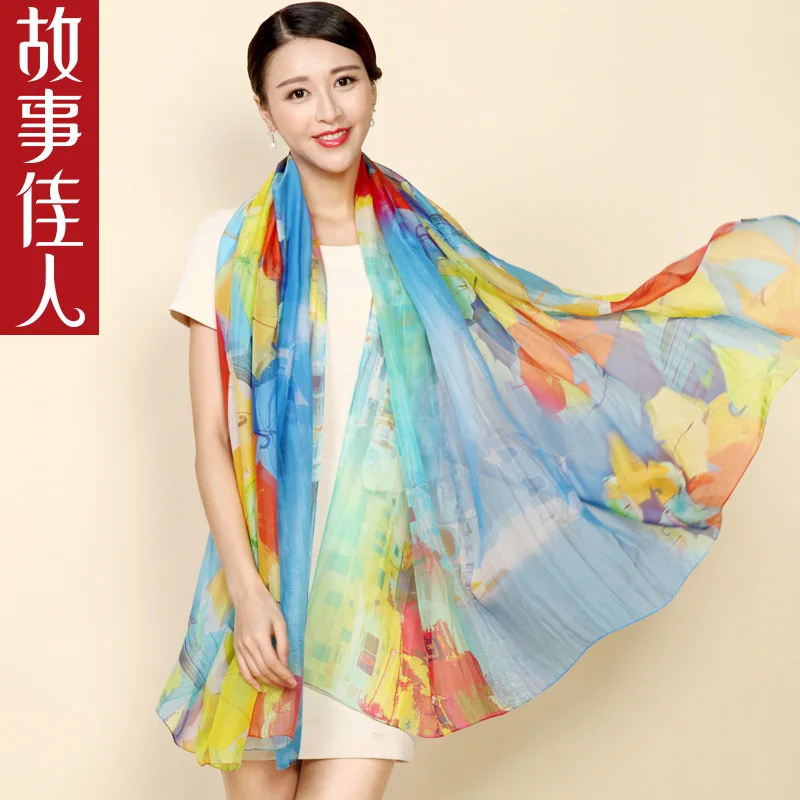 ★The new 2018 hangzhou silk scarves, women mulberry silk qiu dong long silk scarf shawl winter han edition joker
★The new 2018 hangzhou silk scarves, women mulberry silk qiu dong long silk scarf shawl winter han edition joker