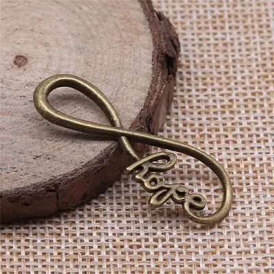 10pcs 39x15mm 3 Colors Antique Gold Antique Silver Color Antique Bronze Hope Infinity Charms For DIY Jewelry Making
10pcs 39x15mm 3 Colors Antique Gold Antique Silver Color Antique Bronze Hope Infinity Charms For DIY Jewelry Making