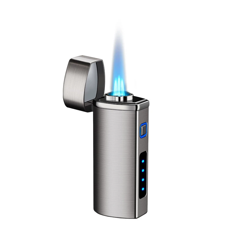 Metal USB Triple Torch Gas Window LED Lighter Jet Cigar Three Nozzle Turbo Windproof Powerful BBQ Spray Gun Candle Lighter
Metal USB Triple Torch Gas Window LED Lighter Jet Cigar Three Nozzle Turbo Windproof Powerful BBQ Spray Gun Candle Lighter