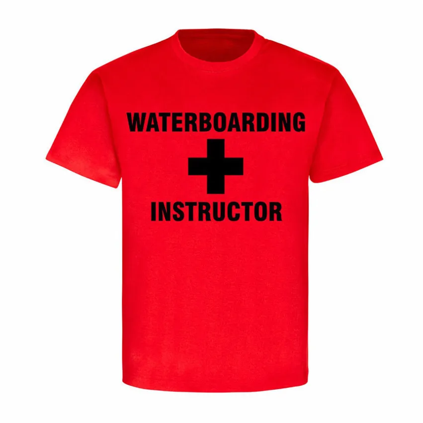 Новые 2019 модная футболка Для мужчин веселое Harajuku Мужская Waterboarding преподаватель