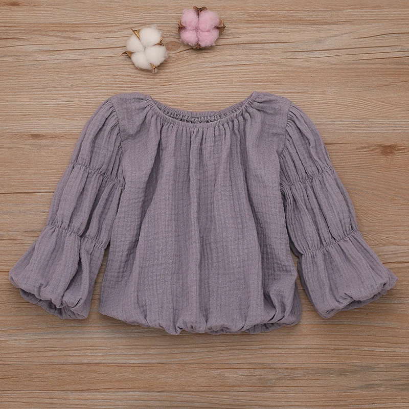 2020 New Infant Kids Baby Girls Autumn Winter Cotton Long Lantern Sleeve Top T Shirt Blouse for 1-6Y Toddler Girl Tops
2020 New Infant Kids Baby Girls Autumn Winter Cotton Long Lantern Sleeve Top T Shirt Blouse for 1-6Y Toddler Girl Tops