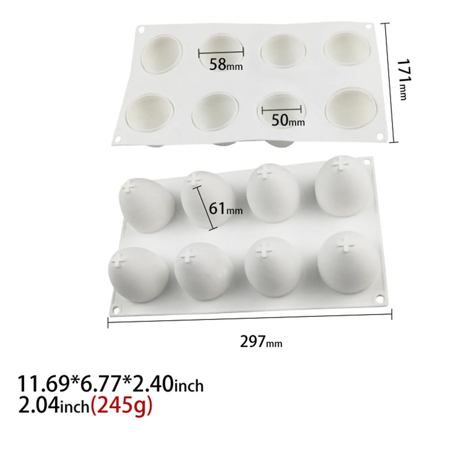 Flexible Non-Stick Easter Egg Quail Egg Silicone Mold Easter Family DIY Handmade Broken Shell Chick Chocolate Mould Bakeware
Flexible Non-Stick Easter Egg Quail Egg Silicone Mold Easter Family DIY Handmade Broken Shell Chick Chocolate Mould Bakeware