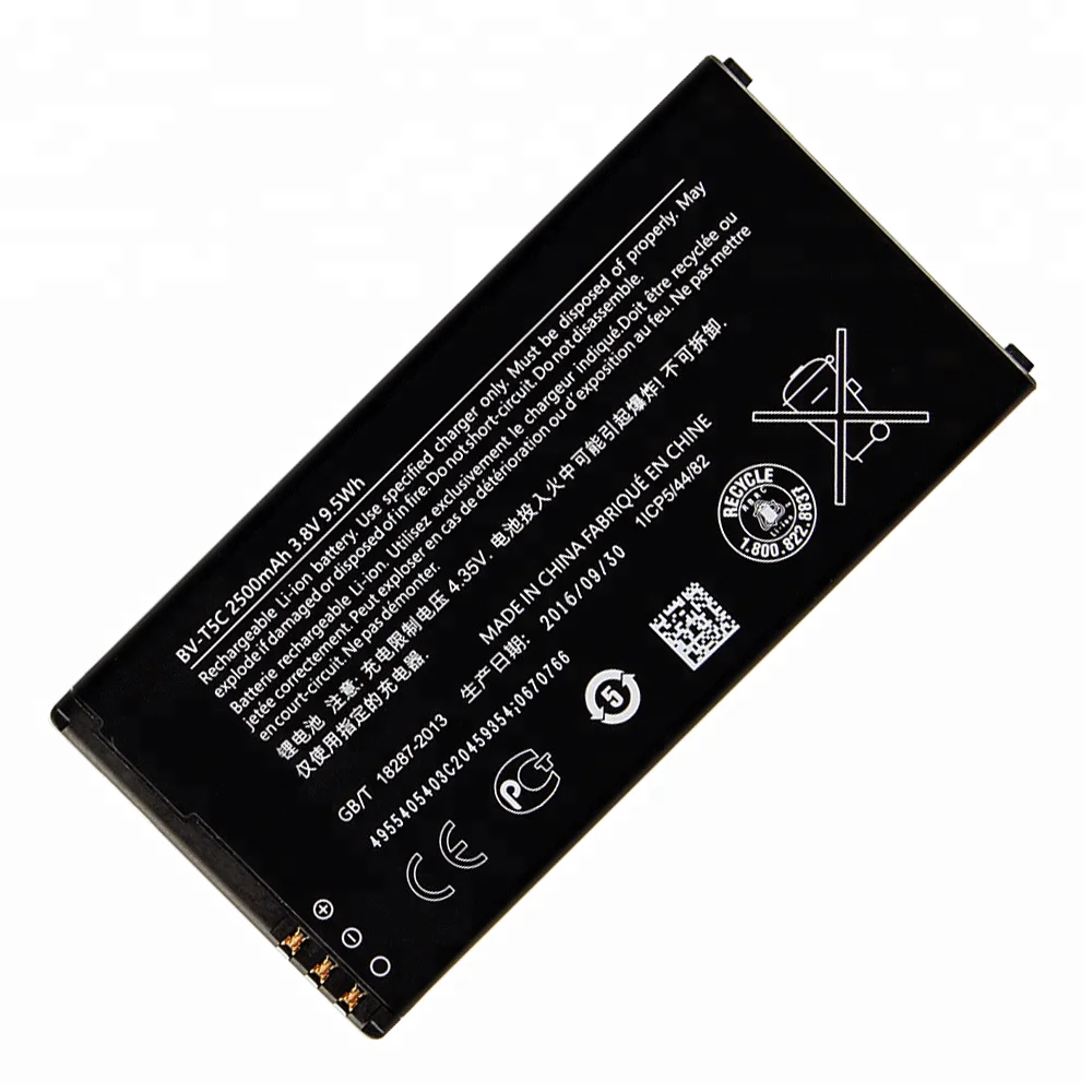 

Original Battery For Microsoft Nokia Lumia 640 RM-1109 RM-1113 RM-1072 RM-1073 RM-1077 RM Battery BV T5C BV-T5C 2500mAh