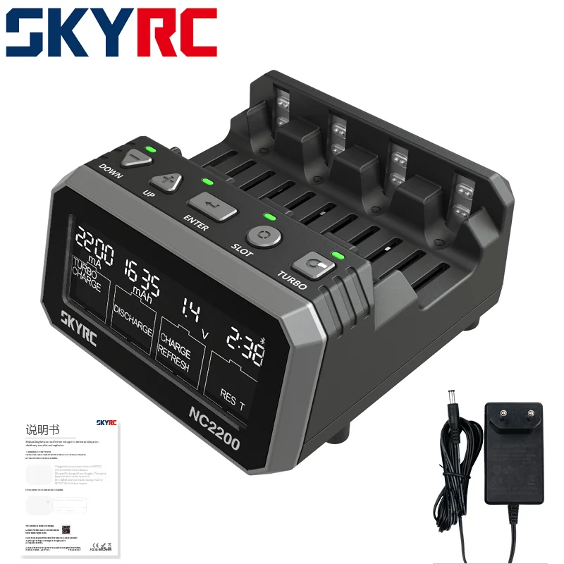 SKYRC NC2200 Bluetooth Smart Fast Charger Discharger Refresh Analyzer for AA/AAA Battery RC FPV Racing Drone
SKYRC NC2200 Bluetooth Smart Fast Charger Discharger Refresh Analyzer for AA/AAA Battery RC FPV Racing Drone