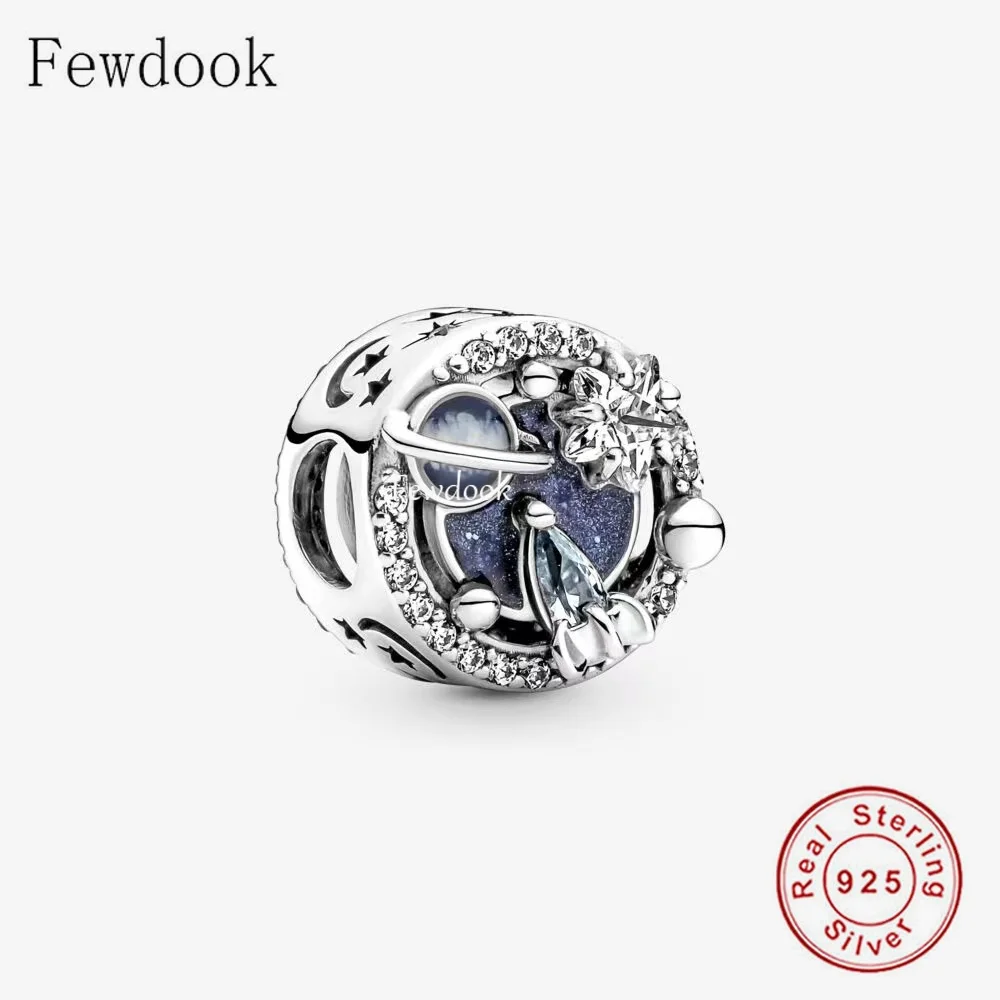 Fit Original Charm Bracelet Authentic 925 Sterling Silver Spacecraft Planet Star Blue Glass Sky Bead For Making Women Berloque
Fit Original Charm Bracelet Authentic 925 Sterling Silver Spacecraft Planet Star Blue Glass Sky Bead For Making Women Berloque