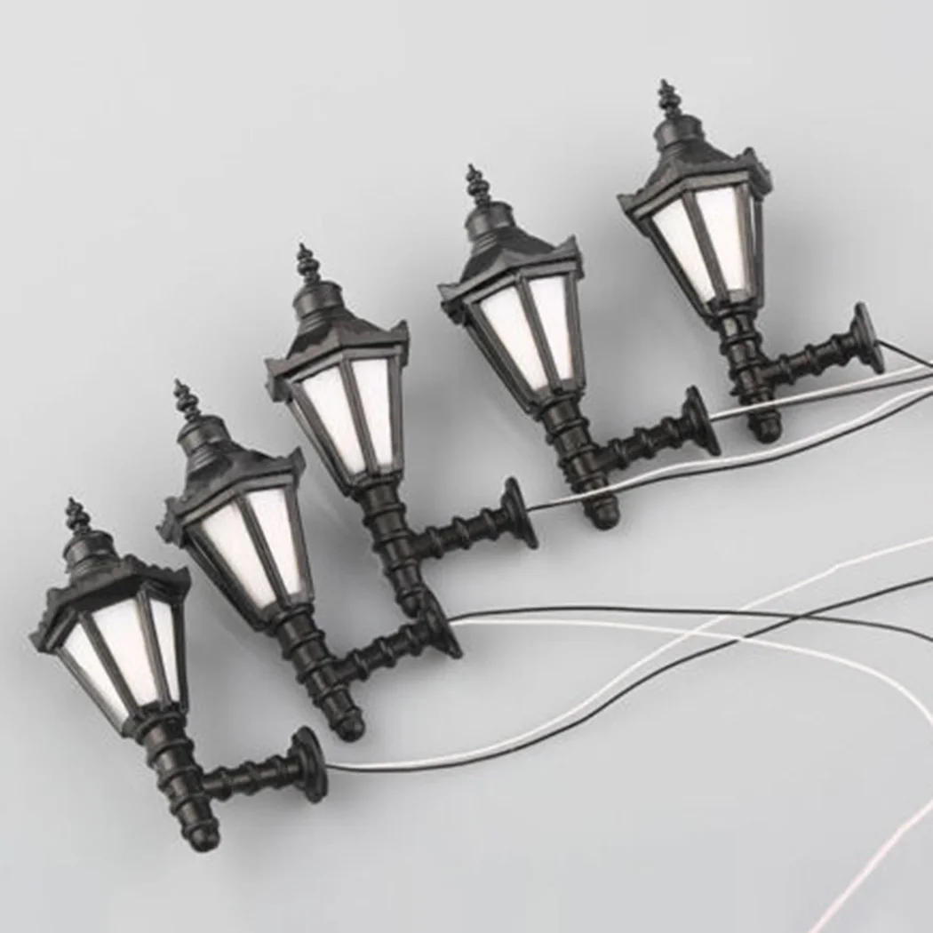 3V Model Lamps Single 43mm Street Deocr Train Garden Yard Head Highway