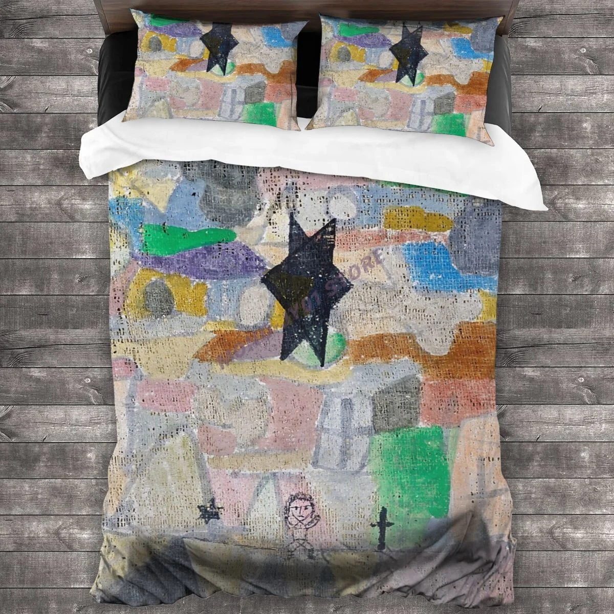 Abstract Art Under A Black Star (1918) Painting By Paul Klee Bedding Set Duvet Cover Pillowcases Comforter Bedding Sets
Abstract Art Under A Black Star (1918) Painting By Paul Klee Bedding Set Duvet Cover Pillowcases Comforter Bedding Sets