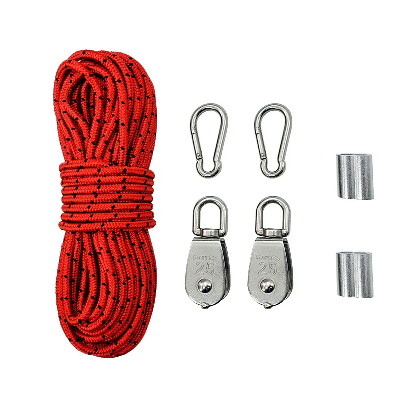 Crane Pulley Block M25 Lifting Crane Swivel Hook Single Hanging Wire Towing Wheel - 10M Nylon Rope
Crane Pulley Block M25 Lifting Crane Swivel Hook Single Hanging Wire Towing Wheel - 10M Nylon Rope