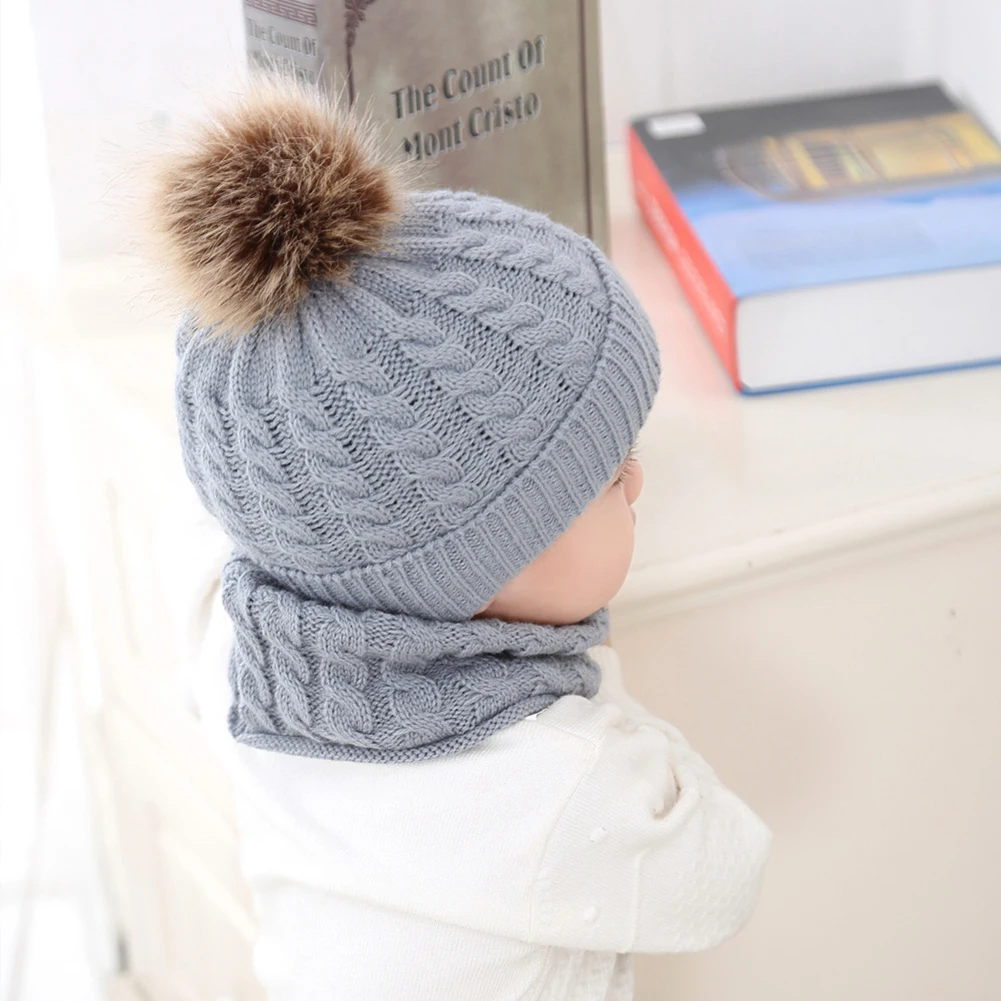 Pompom Children Knit Hat Scarf Set Beanie Scarf Kit Comfortable Children Winter Outdoor Warm Boy Girl Portable Elements
Pompom Children Knit Hat Scarf Set Beanie Scarf Kit Comfortable Children Winter Outdoor Warm Boy Girl Portable Elements