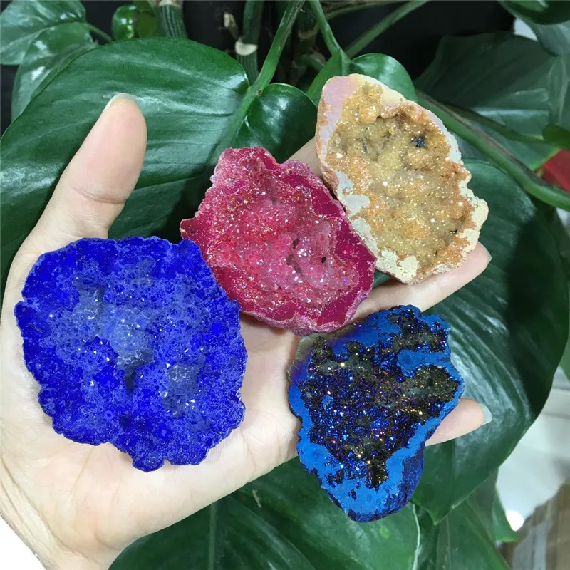 Natural White Agate Geode Aura Angel Slice Quartz Crystal Bismuth Silicon Cluster Minerals Reiki Healing Home Decoration
Natural White Agate Geode Aura Angel Slice Quartz Crystal Bismuth Silicon Cluster Minerals Reiki Healing Home Decoration