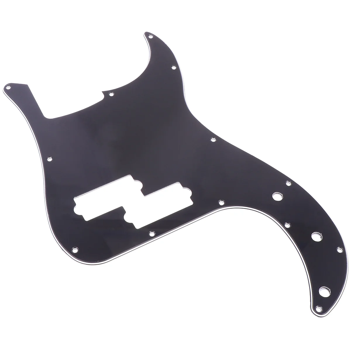 Standard Bass Pickguard Scratch Plate 13 Holes Pickguard Bass Parts Replacment (Black)
Standard Bass Pickguard Scratch Plate 13 Holes Pickguard Bass Parts Replacment (Black)