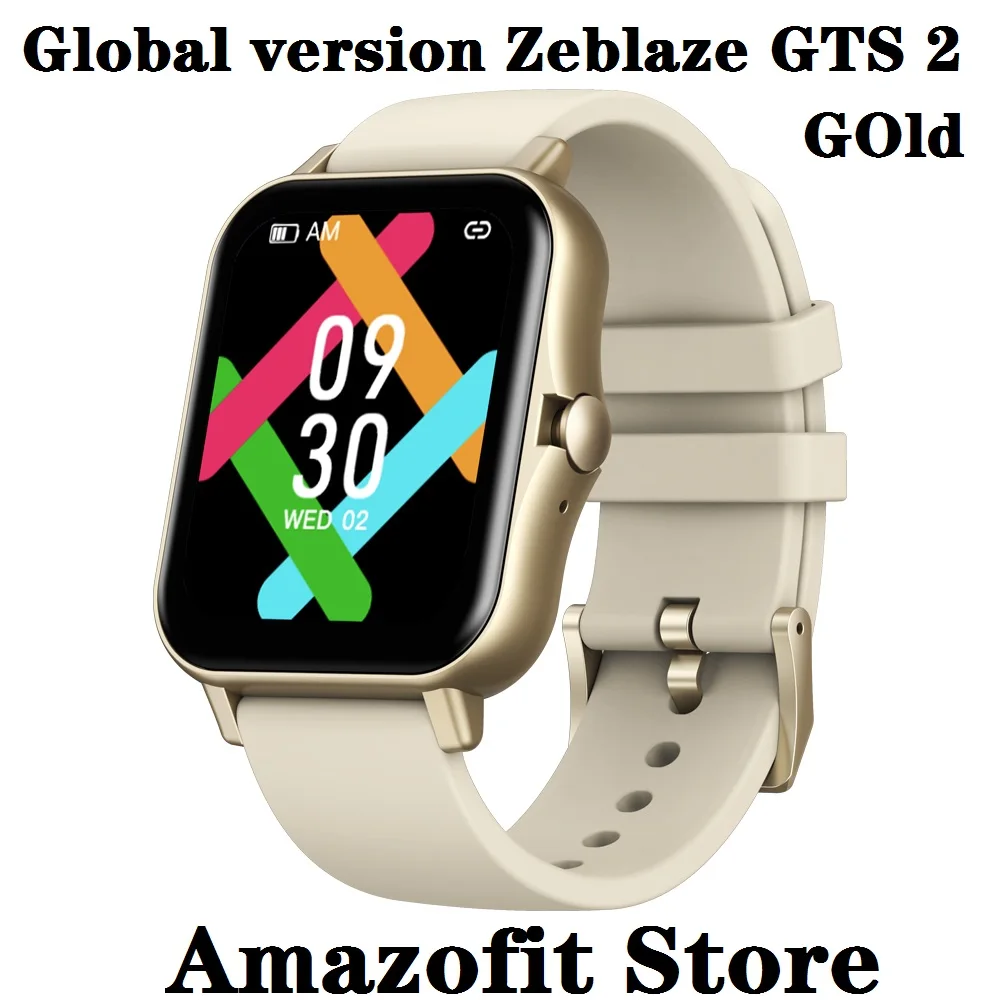 Amazofit Store Global Version Zeblaze GTS 2 Smart Watch 1.69'' HD Music Player Receive/Make Call 210mAh Battery For Android IOS
Amazofit Store Global Version Zeblaze GTS 2 Smart Watch 1.69'' HD Music Player Receive/Make Call 210mAh Battery For Android IOS