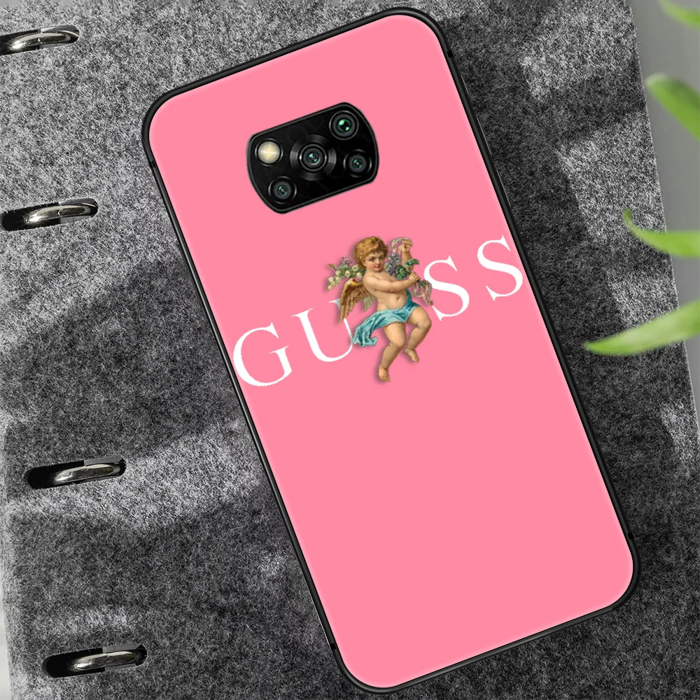 French fashion luxury brand guess Phone case Cover Hull For Xiaomi Mi A2 A3 8 9 9T Note 10 Se Lite Pro black Cover Pretty Etui
French fashion luxury brand guess Phone case Cover Hull For Xiaomi Mi A2 A3 8 9 9T Note 10 Se Lite Pro black Cover Pretty Etui