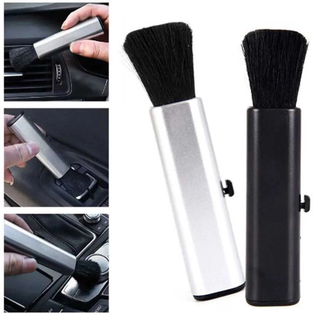 1 Pcs Car Cleaning Brush Air Conditioner Outlet Vent Dust Removal Brush Keyboard Brush Black Silver Small Brush Cleaning Tools
1 Pcs Car Cleaning Brush Air Conditioner Outlet Vent Dust Removal Brush Keyboard Brush Black Silver Small Brush Cleaning Tools
