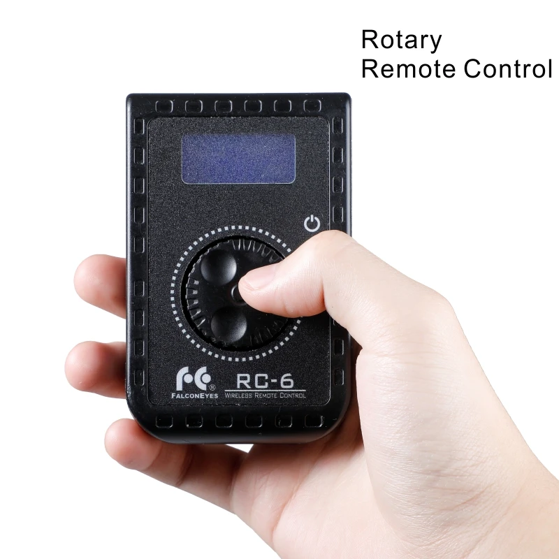 Falcon Eyes Remote Control RC-6 Rotary Control For Led Photo Camera Video RX-12TD RX-18TD & SO-28TD/48TD/68TD Soft Light
Falcon Eyes Remote Control RC-6 Rotary Control For Led Photo Camera Video RX-12TD RX-18TD & SO-28TD/48TD/68TD Soft Light