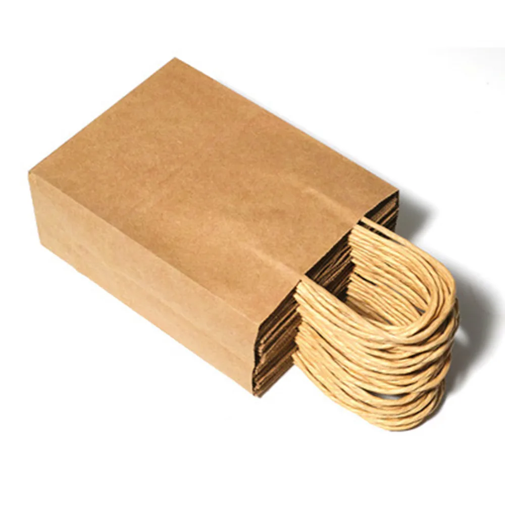 25 PCS Paper Bags Bulk Kraft Paper Bags Gift Shopping Carry Craft Brown Bag With Handles Handbag Paper Bag Shopping Bag 
25 PCS Paper Bags Bulk Kraft Paper Bags Gift Shopping Carry Craft Brown Bag With Handles Handbag Paper Bag Shopping Bag