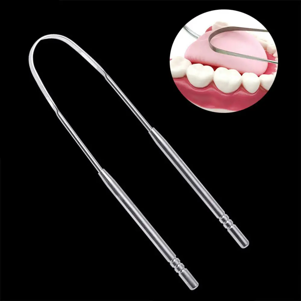 Tongue Cleaner Remove Tongue Dirt Scraping Tongue Artifact Safety Stainless Steel Scraper Cleaning Brush Light Oral Care Tool
Tongue Cleaner Remove Tongue Dirt Scraping Tongue Artifact Safety Stainless Steel Scraper Cleaning Brush Light Oral Care Tool