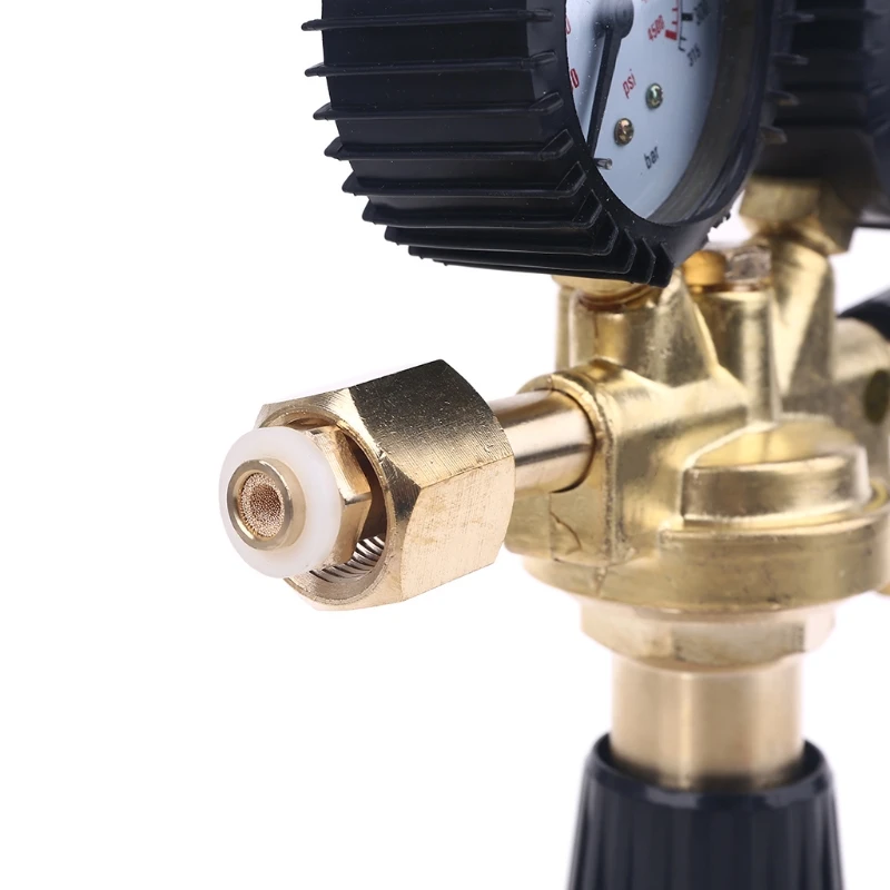 T3EA CO2 Argon Nitrogen Pressure Reducing Regulator Shockproof MAG / MIG Welding Pressure Reducer W21.8 Thread
T3EA CO2 Argon Nitrogen Pressure Reducing Regulator Shockproof MAG / MIG Welding Pressure Reducer W21.8 Thread