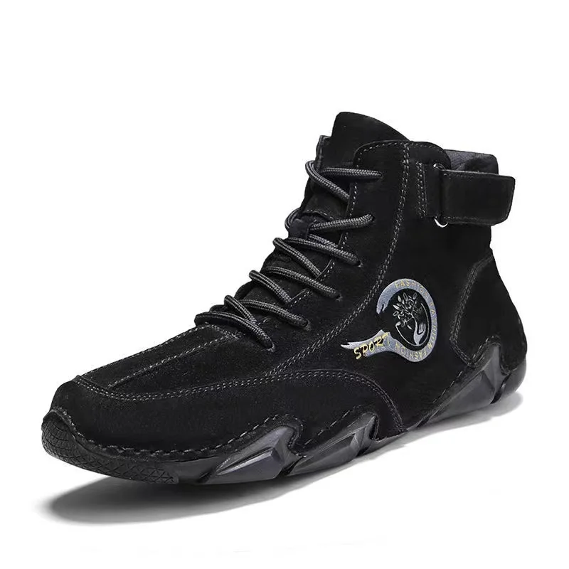 2021 New Casual Men Leather Shoes Black Handmade Winter Man Ankle Boots Slip On Driving Male Loafers Shoes Moccasins Footwear
2021 New Casual Men Leather Shoes Black Handmade Winter Man Ankle Boots Slip On Driving Male Loafers Shoes Moccasins Footwear