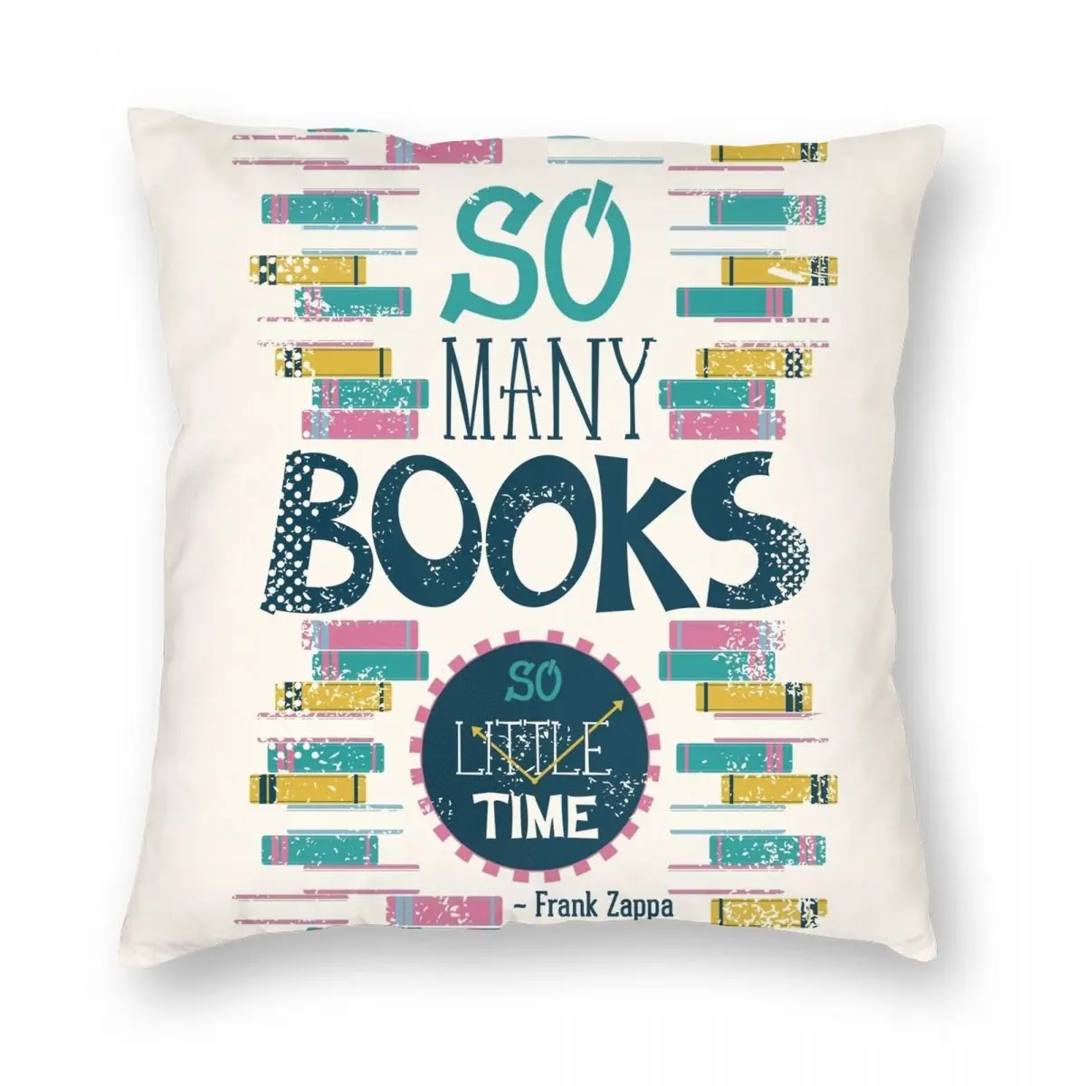 Квадратный чехол для подушки с надписью «So Little Time» из полиэстера и льна
Квадратный чехол для подушки с надписью «So Little Time» из полиэстера и льна
