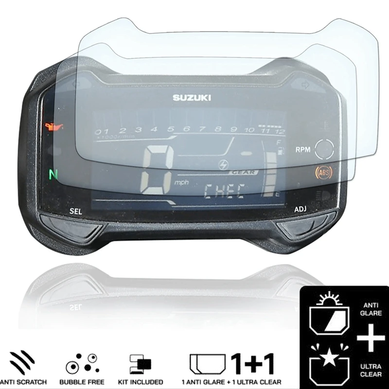 Motorcycle Meter Protective Film Meter Anti-Scratch Screen Film Fmeter Speedometer for Suzuki DL250 GSX250
Motorcycle Meter Protective Film Meter Anti-Scratch Screen Film Fmeter Speedometer for Suzuki DL250 GSX250
