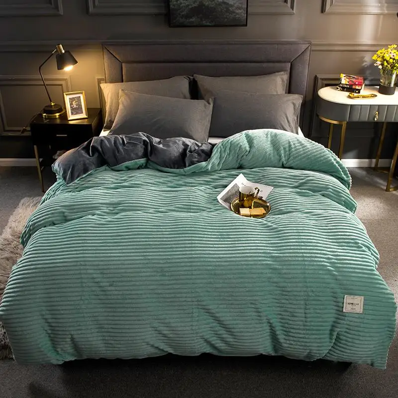 Home Textiles 1pcs Duvet cover Flannel Quilt cover Soft Warm Coral Fleece Blanket Winter Quilt cover Throw Mechanical Wash
Home Textiles 1pcs Duvet cover Flannel Quilt cover Soft Warm Coral Fleece Blanket Winter Quilt cover Throw Mechanical Wash