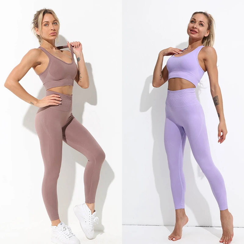 Seamless Gym Yoga Suit Sports Sets For Women Tracksuit Fitness Long Sleeve Top High Waist Leggings Workout Bra Sportswear
Seamless Gym Yoga Suit Sports Sets For Women Tracksuit Fitness Long Sleeve Top High Waist Leggings Workout Bra Sportswear