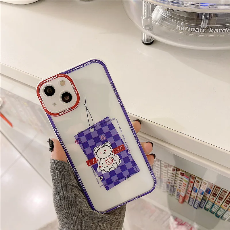 Cute Bear Tags Soft Case For IPhone 6 7 8 Puls X XR XS 11 12 13 Pro Max SE 2020 Silicone Shockproof Protection Back Cover
Cute Bear Tags Soft Case For IPhone 6 7 8 Puls X XR XS 11 12 13 Pro Max SE 2020 Silicone Shockproof Protection Back Cover
