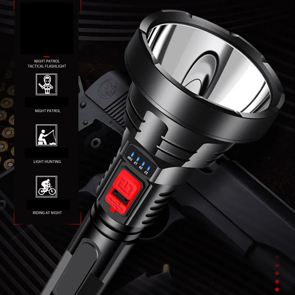 Fast Charging Led Flashlight XPE Ultra Bright Torch 3 Modes Outdoor Camping Light Portable Waterproof Hunting Lantern Bike Lamp
Fast Charging Led Flashlight XPE Ultra Bright Torch 3 Modes Outdoor Camping Light Portable Waterproof Hunting Lantern Bike Lamp