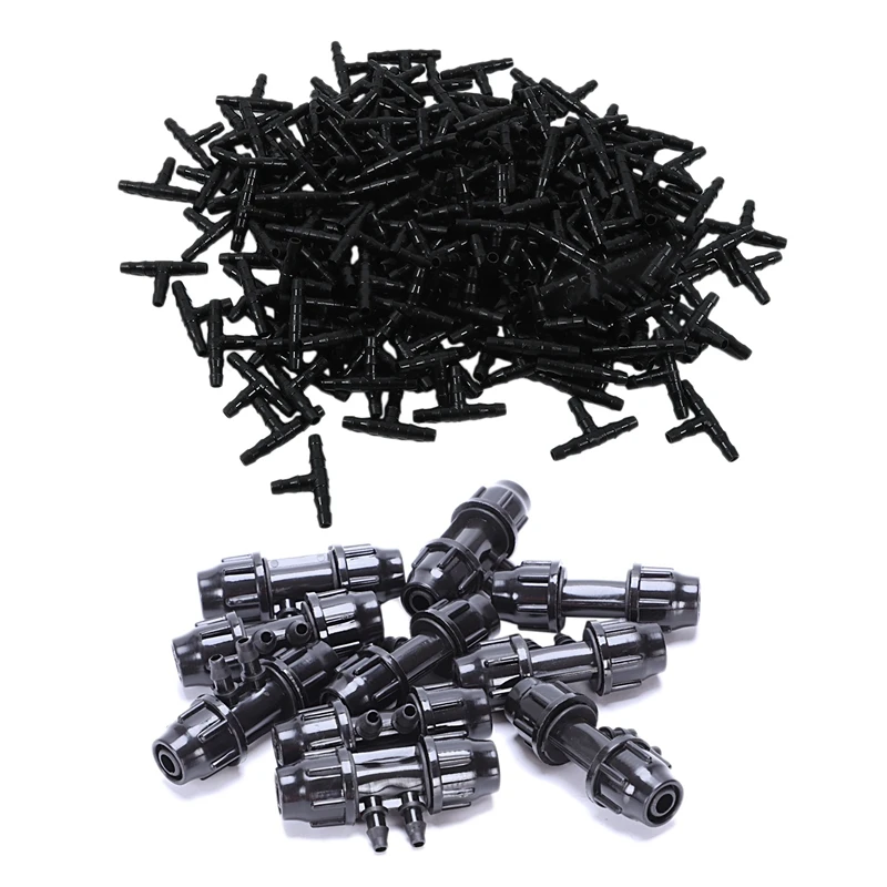 10 Pcs 11/8 Inch to 7/4 Inch Hose Connector Mini Irrigation Tubing & 200 Pcs Sprinkler Irrigation 1/4 Inch Barb Tee Pipe
10 Pcs 11/8 Inch to 7/4 Inch Hose Connector Mini Irrigation Tubing & 200 Pcs Sprinkler Irrigation 1/4 Inch Barb Tee Pipe