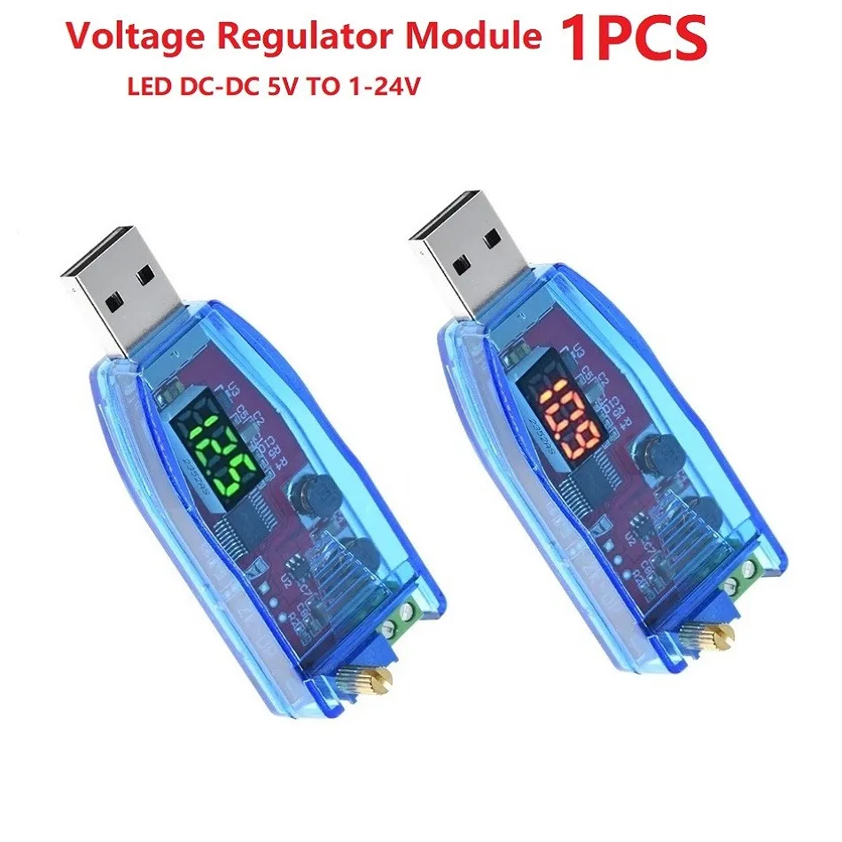 1PCS DC-DC 5V To 1-24V USB Step Up Down Power Supply Module Boost Converter 70*26*22mm Power Regulators
1PCS DC-DC 5V To 1-24V USB Step Up Down Power Supply Module Boost Converter 70*26*22mm Power Regulators