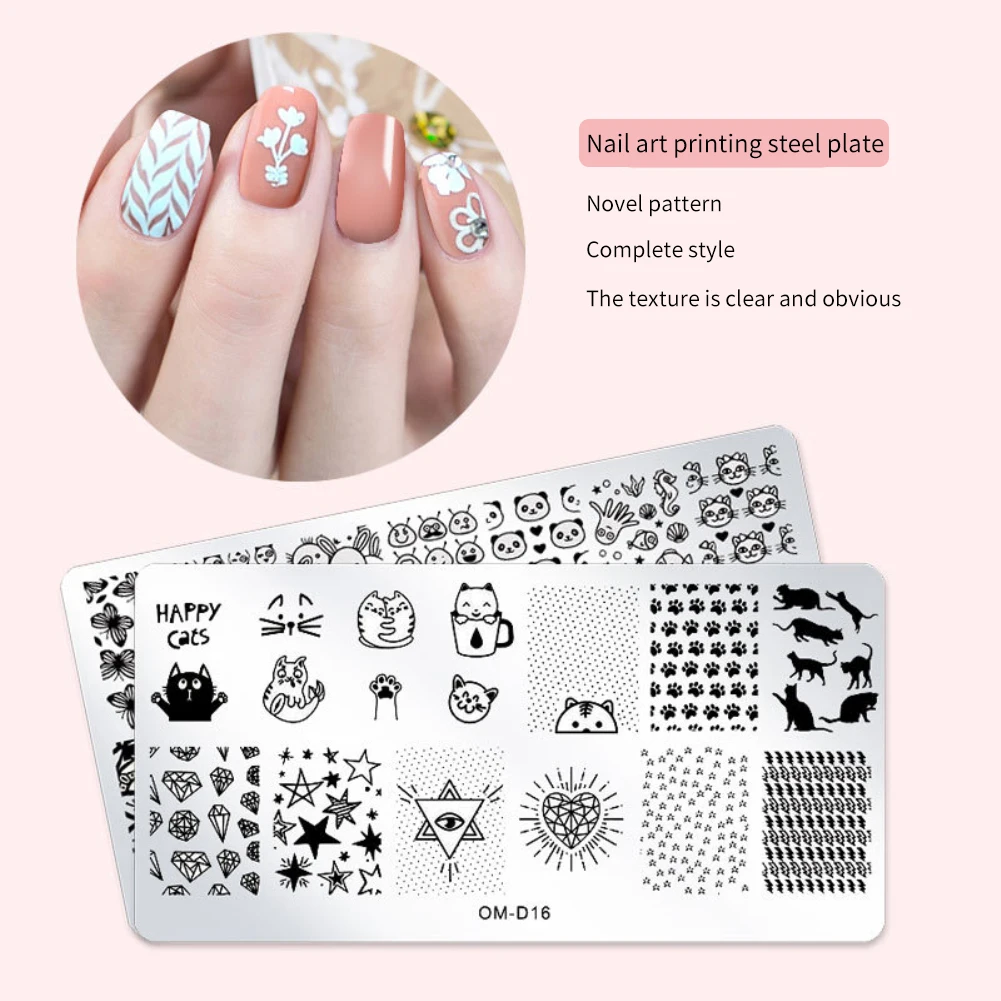 1pcs Nail Stamping Plates Natural Animal Christmas Flower Wolf Theme Image 12*5cm Template Mold Nail Art Stencil
1pcs Nail Stamping Plates Natural Animal Christmas Flower Wolf Theme Image 12*5cm Template Mold Nail Art Stencil