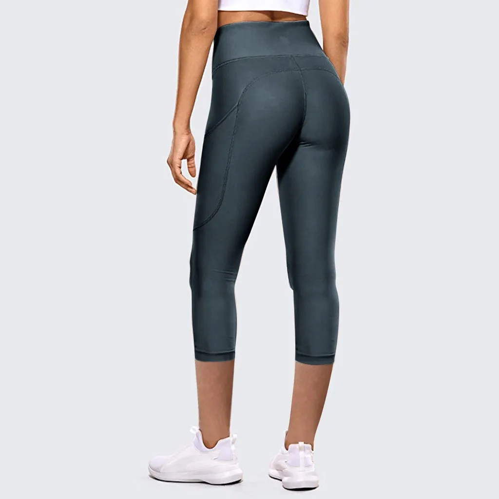 40# Tight Elastic Quick Drying Pants For Women Reflective Seven Point Pants For Girls Fitness Push Up Breathable Skinny Joggers 
40# Tight Elastic Quick Drying Pants For Women Reflective Seven Point Pants For Girls Fitness Push Up Breathable Skinny Joggers