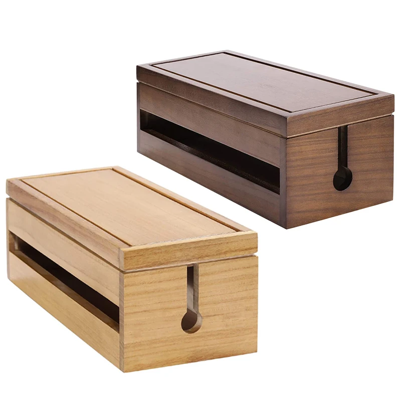 Cable Management Box Wooden Cord Organizer Box for Extension Cord Power Stripe Surge Protector Wire
Cable Management Box Wooden Cord Organizer Box for Extension Cord Power Stripe Surge Protector Wire