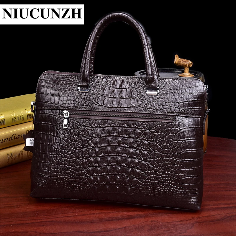 NIUCUNZH Men's Briefcases Bag Men Leather Laptop Bag Genuine Leather Bag for Documents Luxury Bag 8920
NIUCUNZH Men's Briefcases Bag Men Leather Laptop Bag Genuine Leather Bag for Documents Luxury Bag 8920