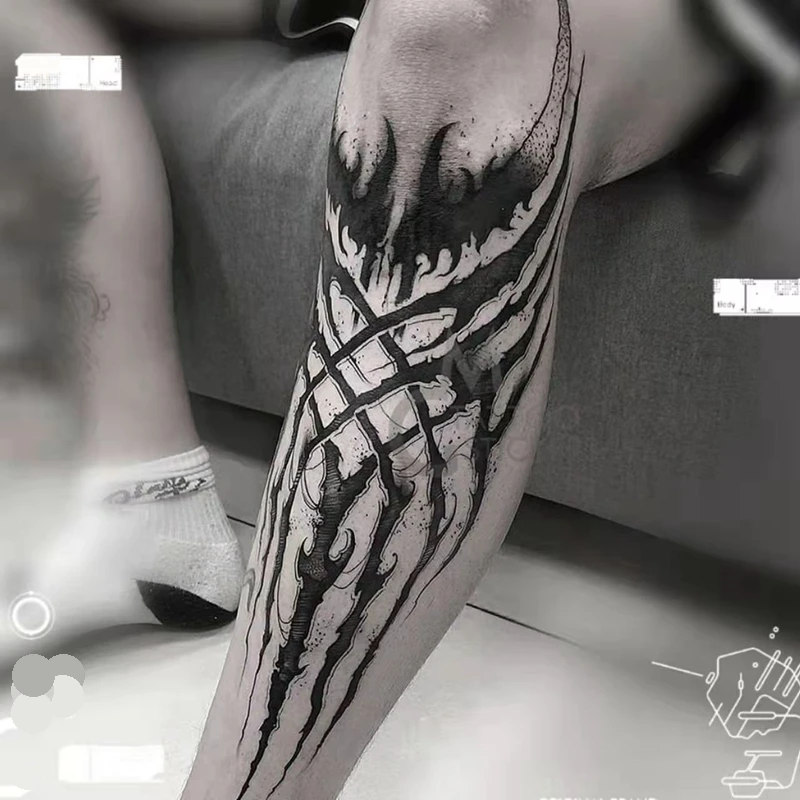 Diablo Big Totem Temporary Tattoo Men Women Gothic Brush Leg Sticker Art Fake Tattoo Waterproof Lasting Cool Personality Tattoo
Diablo Big Totem Temporary Tattoo Men Women Gothic Brush Leg Sticker Art Fake Tattoo Waterproof Lasting Cool Personality Tattoo