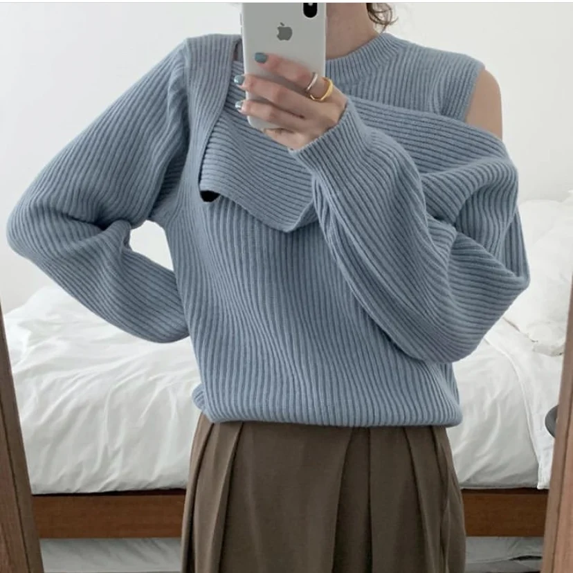 2021 Autumn Winter Sweater Women Korean Fashion Long Sleeve O-neck Solid Color Female Casual Sweaters Vintage Pullovers
2021 Autumn Winter Sweater Women Korean Fashion Long Sleeve O-neck Solid Color Female Casual Sweaters Vintage Pullovers