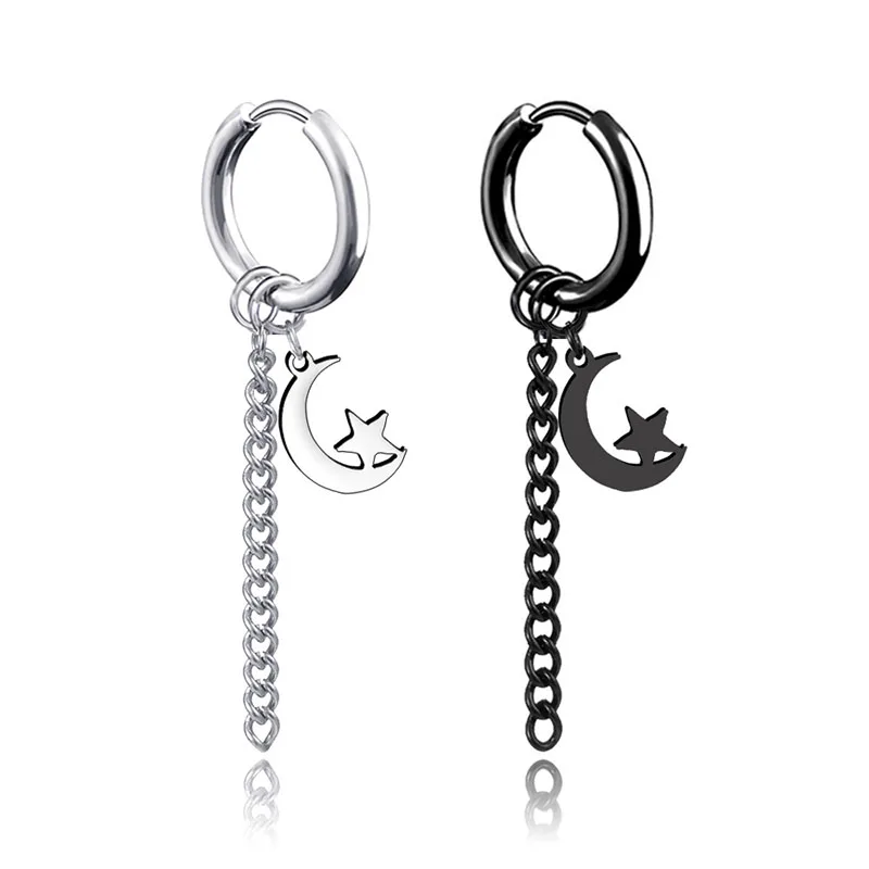 HMES 1Pcs Black Men'S And Women'S Pendant Earrings Xingyue Non-Perforated Earrings Party Jewelry Accessories Gifts
HMES 1Pcs Black Men'S And Women'S Pendant Earrings Xingyue Non-Perforated Earrings Party Jewelry Accessories Gifts
