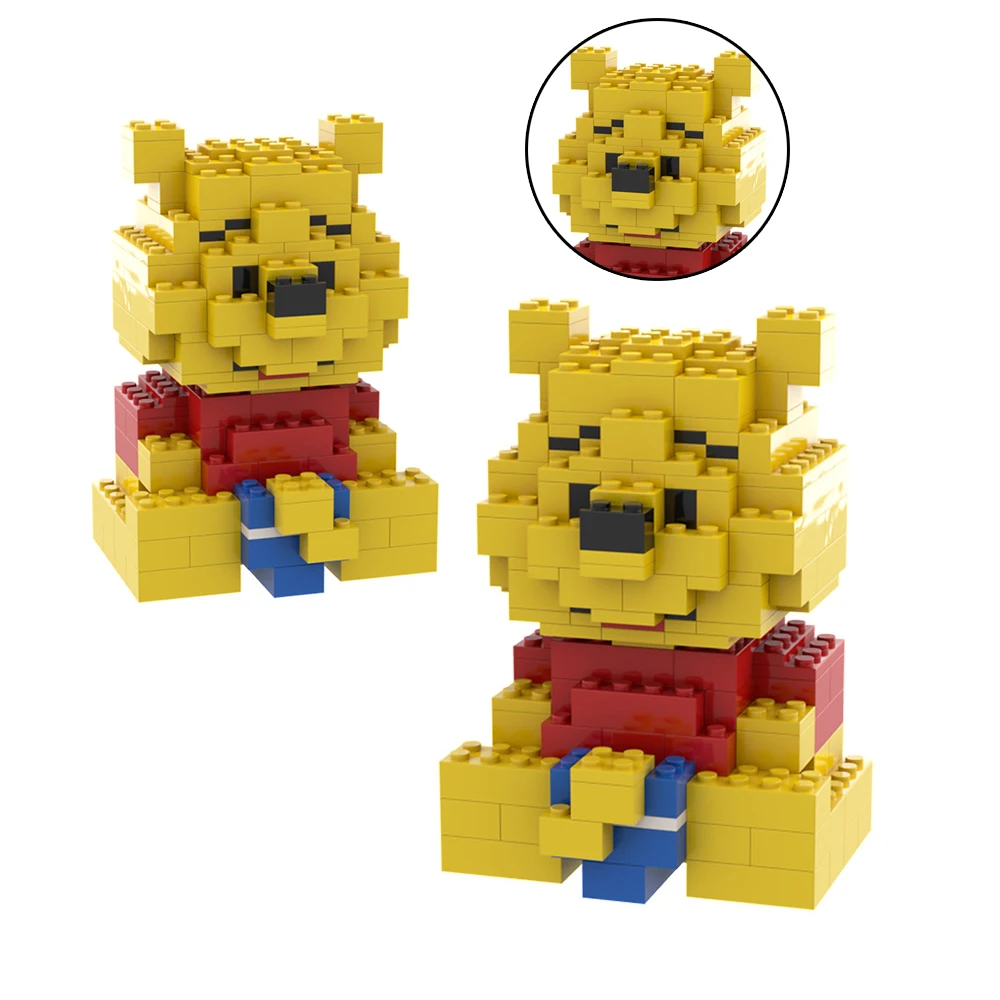 Cartoon Anime Action Figures Winnied Honey Bear Model MOC Building Blocks 209PCS DIY Cute Bricks Toys Kids Girlfriend Gifts
Cartoon Anime Action Figures Winnied Honey Bear Model MOC Building Blocks 209PCS DIY Cute Bricks Toys Kids Girlfriend Gifts