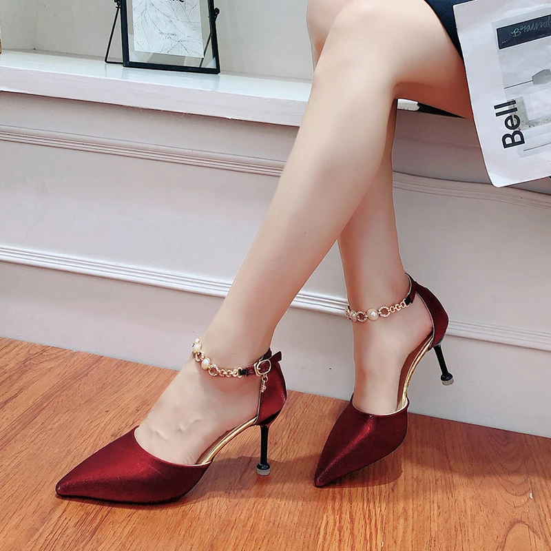 High heel female 2020 spring and autumn models wild fine with ladies single shoes retro pointed high heels Z605
High heel female 2020 spring and autumn models wild fine with ladies single shoes retro pointed high heels Z605
