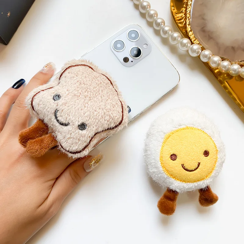 Ins Cute Toast Griptok Plush Phone Holder for IPhone Samsung Mobile Phone Accessories 2021 New Universal Cartoon Socket
Ins Cute Toast Griptok Plush Phone Holder for IPhone Samsung Mobile Phone Accessories 2021 New Universal Cartoon Socket