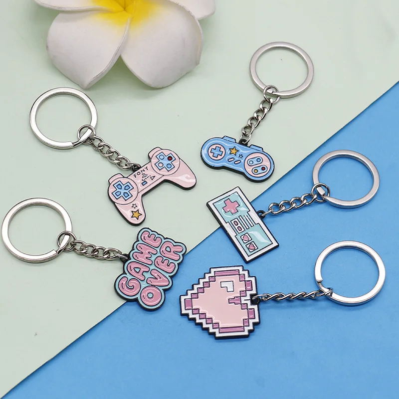 Creative Love Game Handle Cartoon Keychain Stainless Steel Fine Beauty Student Bag Car Pendant Fashion Gift Key Ring Jewelry
Creative Love Game Handle Cartoon Keychain Stainless Steel Fine Beauty Student Bag Car Pendant Fashion Gift Key Ring Jewelry