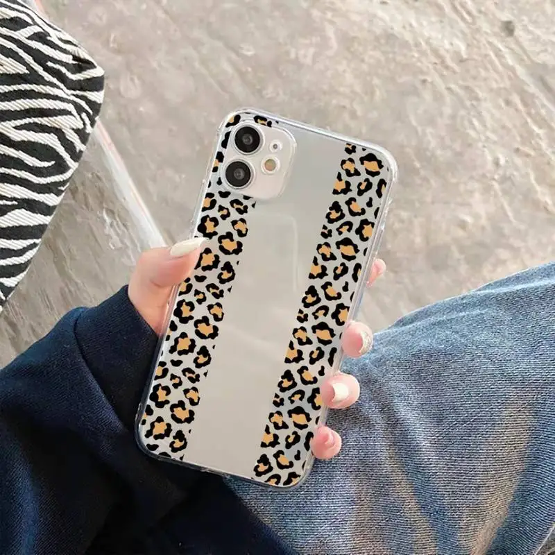 Leopard Print Colorful luxury Phone Case Transparent for iPhone 11 12 mini pro XS MAX 8 7 6 6S Plus X 5S SE 2020 XR
Leopard Print Colorful luxury Phone Case Transparent for iPhone 11 12 mini pro XS MAX 8 7 6 6S Plus X 5S SE 2020 XR