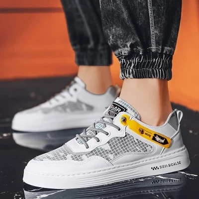 Summer Casual Shoes for Men Fashion Mesh Light Spring Sports and Leisure Students Men's Autumn Footwear White Yellow Teenagers
Summer Casual Shoes for Men Fashion Mesh Light Spring Sports and Leisure Students Men's Autumn Footwear White Yellow Teenagers
